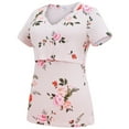 thumbnail image 5 of Bearsland Women's Maternity Short Sleeve Breastfeeding Nurding Tops T-Shirts 3-Pack, 5 of 6