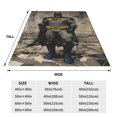 thumbnail image 4 of Manta de Batman, acogedora y cálida manta de franela para sala de estar, dormitorio, cama, sofá, coche, mantas de vellón para todas las estaciones, regalos para niños, adolescentes y adultos, 40 x 30, 4 of 8