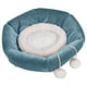 thumbnail image 5 of Cama plegable con forma de cesta para dormir, cálida y suave, ideal para mascotas, color azul, 5 of 14
