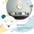 thumbnail image 3 of serony Wall Clock Mechanism DIY Modified Attachment Wall-mounted Hanging ABS Replacement Battery Powered Adjustable Analog Quiet Running Detachable Mechanisms Black Large, 3 of 9