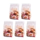 thumbnail image 1 of 50 Uds. Bolsa de envoltorios de dulces de Navidad bolsa de galletas con patrones de Papá Noel bolsa de pastelería de bolsillo plano impresión de galletas horneadas papel de regalo, 1 of 7