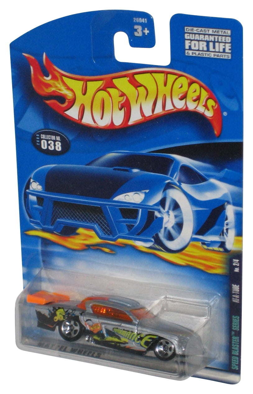Hot Wheels Speed Blaster Series (2000) AtATude 2/4 Silver Toy Car 038