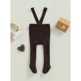thumbnail image 2 of Baby Infant Kids Suspender Pantyhose Baby Girls Boys Cute Solid Color High Waist Leggings, 2 of 8