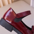 thumbnail image 6 of Otqutp Mary Jane Shoes for Girls Bow School Dress Flats Non-Slip School Shoes Toddler Princess Leather Shoes for Kids, 6 of 9