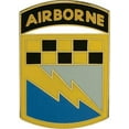 thumbnail image 2 of 525th Battlefield Surveillance Brigade With "AIRBORNE" Tab Enamel CSIB, 2 of 2