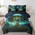 thumbnail image 2 of Erosebridal Dreamy Life Tree Bedding Full Size, Mystic Starry Sky Bed in a Bag Full size, Mountain Decor, Reversible 7pcs, 2 of 5