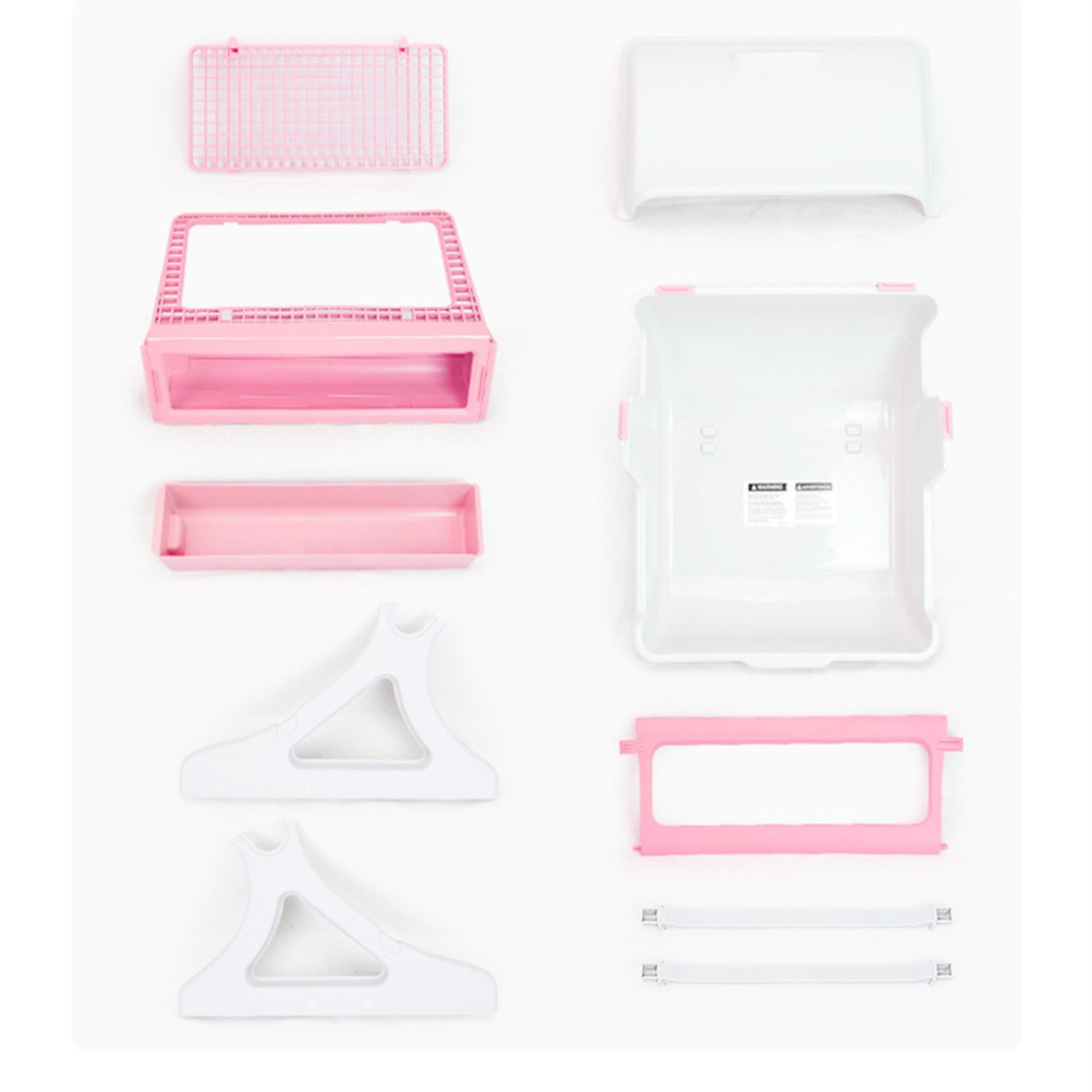 Large Cat Litter Pan Semi-Closed Semi-Automatic Tipping Cat Litter Box Pet Supplies Easy to Clean