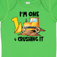thumbnail image 4 of Inktastic I'm 1 and Crushing It Construction 1st Birthday Boys or Girls Baby Bodysuit, 4 of 5