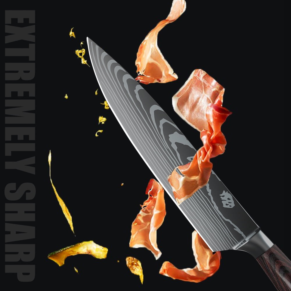 Professional Kitchen Chef Knife Set 8Piece Sharp Japanese Knives Set for Kitchen