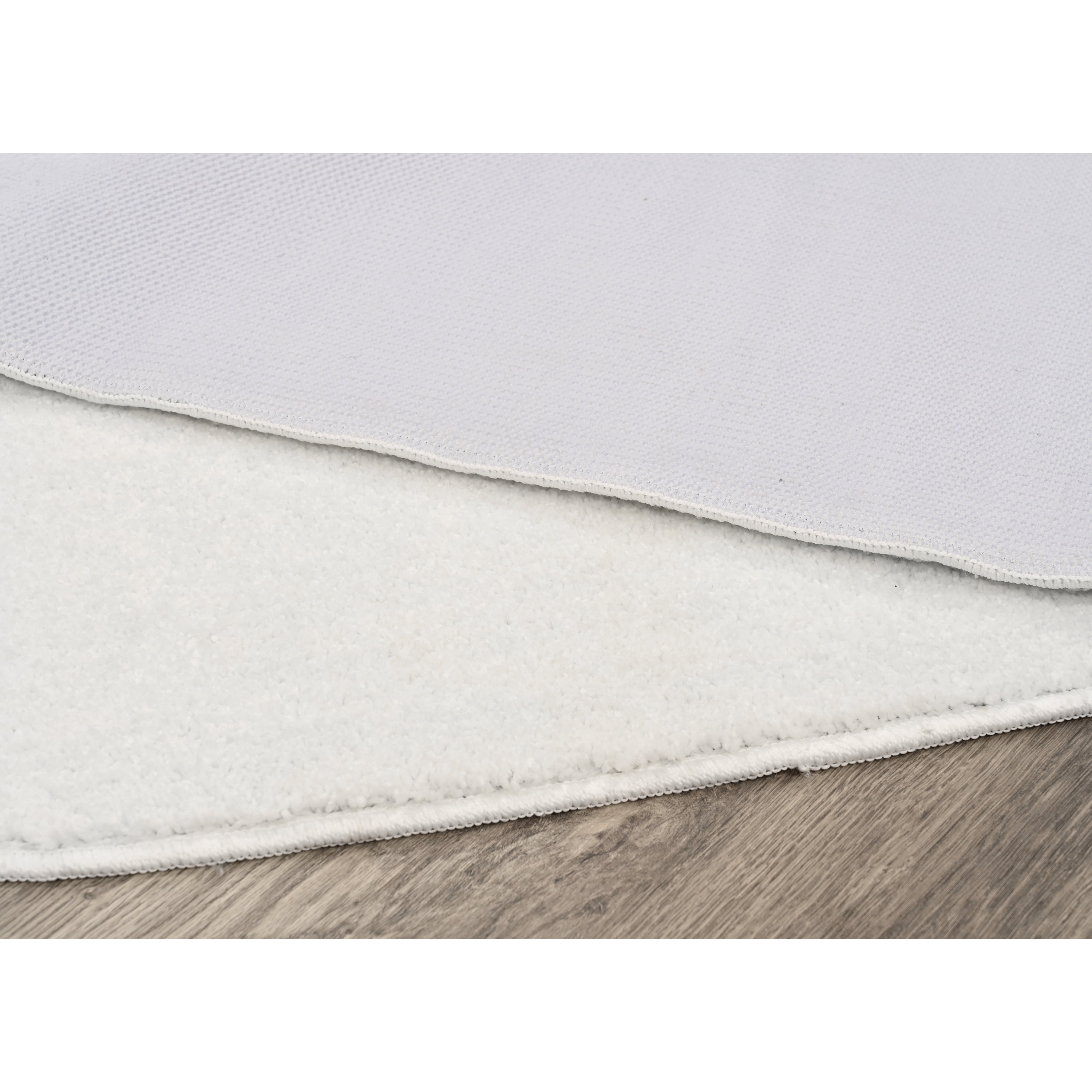 Garland Rug Gramercy Washable Polypropylene White Bath Rug, 24" x 40"