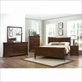 thumbnail image 4 of Chests | Traditional 5-Drawer Chest, Brown Cherry, Okume Veneer | Brown Mix | Solid Wood, 4 of 8