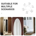 thumbnail image 3 of FONWILYO 20Sets Mirror Mounting Hardware Kit Clear Plastic Clips for Wardrobe Glass Retainer Fixings, 3 of 7