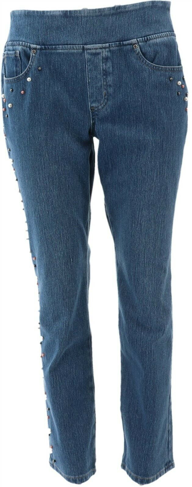 Belle Kim Gravel Flexibelle Slim Leg Jeans Petite Women's A309999 ...