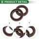 thumbnail image 5 of Anillo de sello de aceite universal Unique Bargains TG4 Lip Seal 28x42x7mm Caucho FKM de alta presión marrón 5 Pcs, 5 of 7