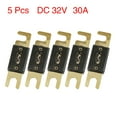 thumbnail image 3 of REGALWOVEN 5 Pcs 30 Amp ANL Fuse Gold Tone Plated for Auto Car Audio Video Stereo, 3 of 6