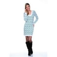 thumbnail image 1 of White Mark Universal 896-Green-L Angora Sweater Dresss - Green - Large, 1 of 5