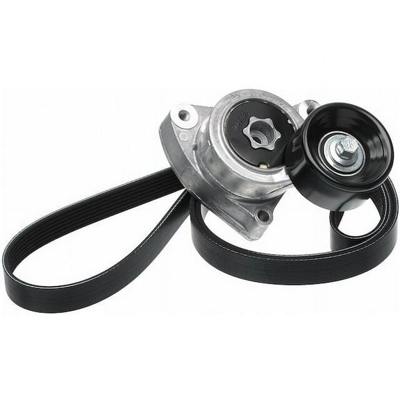 Serpentine Belt Drive Component Kit - Compatible with 2002 - 2006 Honda CR-V 2.4L 4-Cylinder GAS 2003 2004 2005