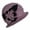 Purple, variant on MEICHEN Bowler Hats for Women 1920s Winter Fashion Essentials Warm Cloche Fedora Hat Womens Accssories Floral Bucket Hat