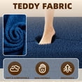 thumbnail image 5 of BOFANG Convertible Floor Sleeper Sofa 78" Teddy Fabric Folding Mattress Couch,No Assembly,Blue, 5 of 8