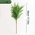 thumbnail image 3 of 1Pcs Pine Branch Clearance! 18 '' Garlande De Noël En Avec Green 1Pcs / Set Soft Branch Artificial Delate Cédar Garland Pour La Décoration De Noël, 3 of 9