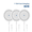 White(3 Pack), variant on 15W Fast Charging Pad, Compatible with iPhone 16 15 14 13 12 11 8 Series, Wireless Charger Compatible with AirPods, Perfect for Office Home Travel Use, White(3 Pack)