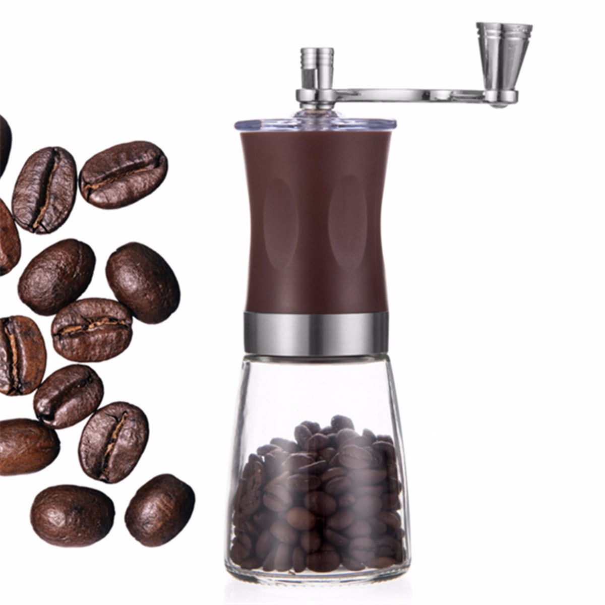 Details about   Mini Stainless Steel Manual Hand Crank Coffee Beans Pepper Seeds Grinder Mill MP 