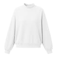 thumbnail image 6 of Women Long Sleeve Top Waffle Knit Solid Crewneck Casual Pullover Sweatshirt, 6 of 7