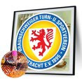 thumbnail image 1 of Cuadros Decorativos Brunswick Football Club Logo Kits de pintura de diamantes Taladro redondo completo (L3284) Ehuebsd embutido en tela, 1 of 8