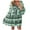Green, variant on asdoklhq Skirt for Women Plus Size,AZTEC STYLE TIERED TUNIC Holiday Style Bohemian Style Long Skirt Dress