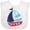 AA-White, variant on Inktastic Sailboat, Sailing Boat, Sails - Red Blue White Boys Baby Bib