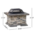 thumbnail image 3 of 28" SQUARE MGO FIRE PIT, 3 of 8