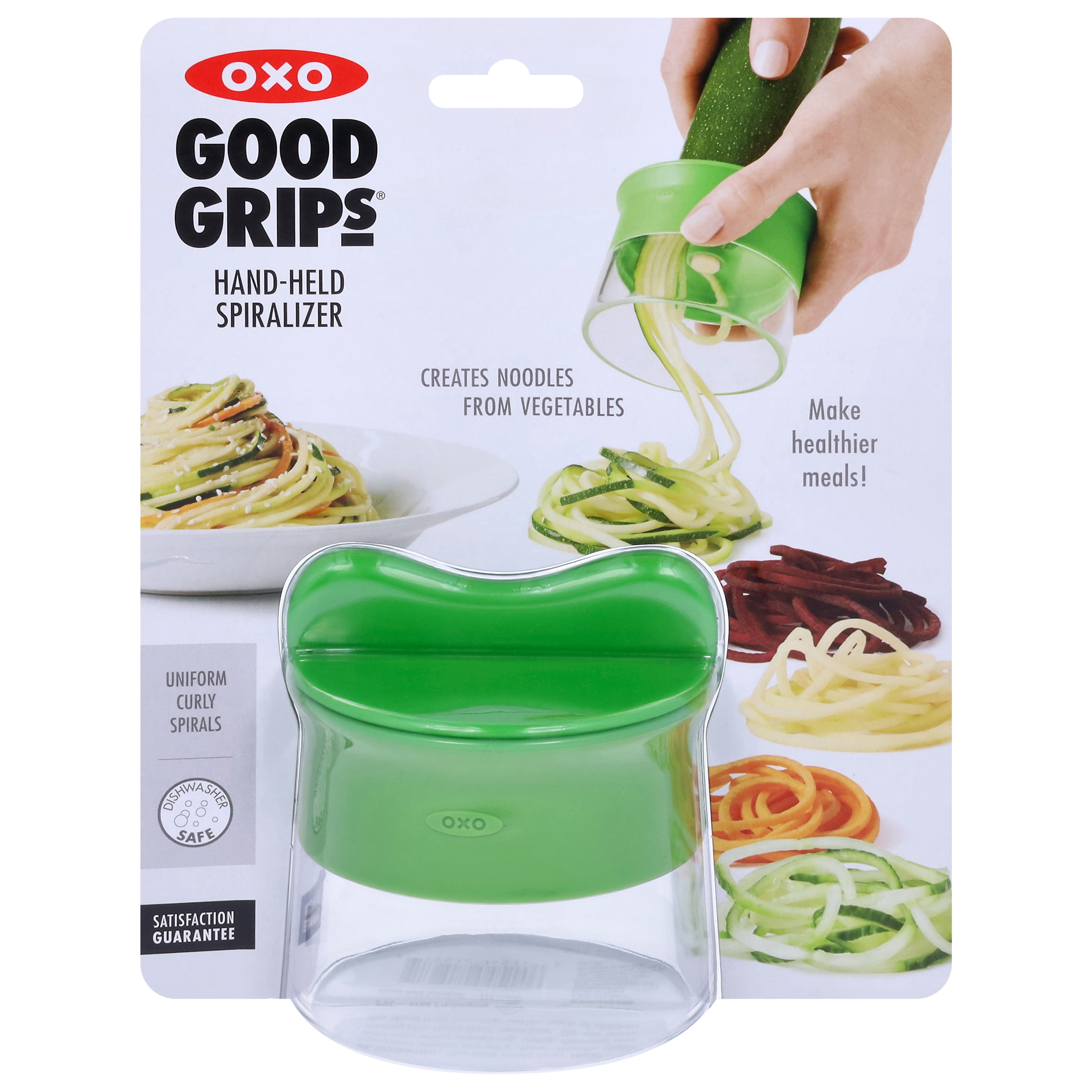 OXO SoftWorks 3 Blade Hand Held Spiralizer, Vegetable Noodles