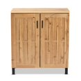 thumbnail image 3 of Bowery Hill Oak Brown Finished Wood 2-Door Storage Cabinet, 3 of 9