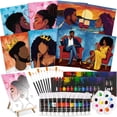 thumbnail image 1 of Kit de pintura sobre lienzo Art Craft Cholemy, 8 x 10 pulgadas, 36 unidades, 1 of 7