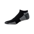 thumbnail image 5 of Gildan Men's Ultra Cotton No Show Socks Black, 3 Pack, 5 of 5