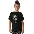 thumbnail image 3 of Amore Love French Pretty Beautiful Girls Kids T Shirt Tees Teen Brisco Brands XS, 3 of 5