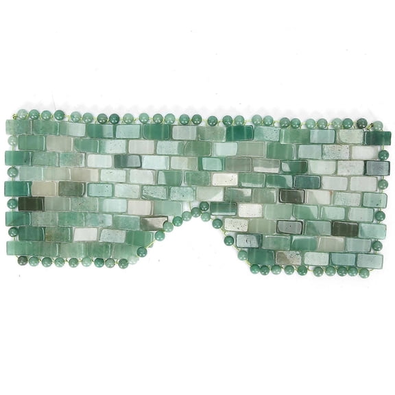 Eye Mask Face Massager Natural Jadestone Tool for Relaxation and Fatigue Relief
