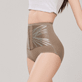 thumbnail image 4 of Fulorrnie High Waisted Compression Panties Adjustable Hook Eye Closure Shapewear Briefs Tummy Control Seamless Women's Underwear Abdominal Support, Grey, XL, 4 of 6