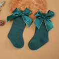 thumbnail image 2 of Hpapadks Baby Boy Socks Winter Warm Solid Bow Soft Sole Casual Princess Floor Socks Green 0-12 Months, 2 of 6