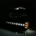 thumbnail image 7 of AKKON - Fits 2003-2006 Avalanche 1500/2500 Silverado 1500HD/2500HD/3500 2007 Classic Black Headlights + LED Bumper Lights Pair, 7 of 7