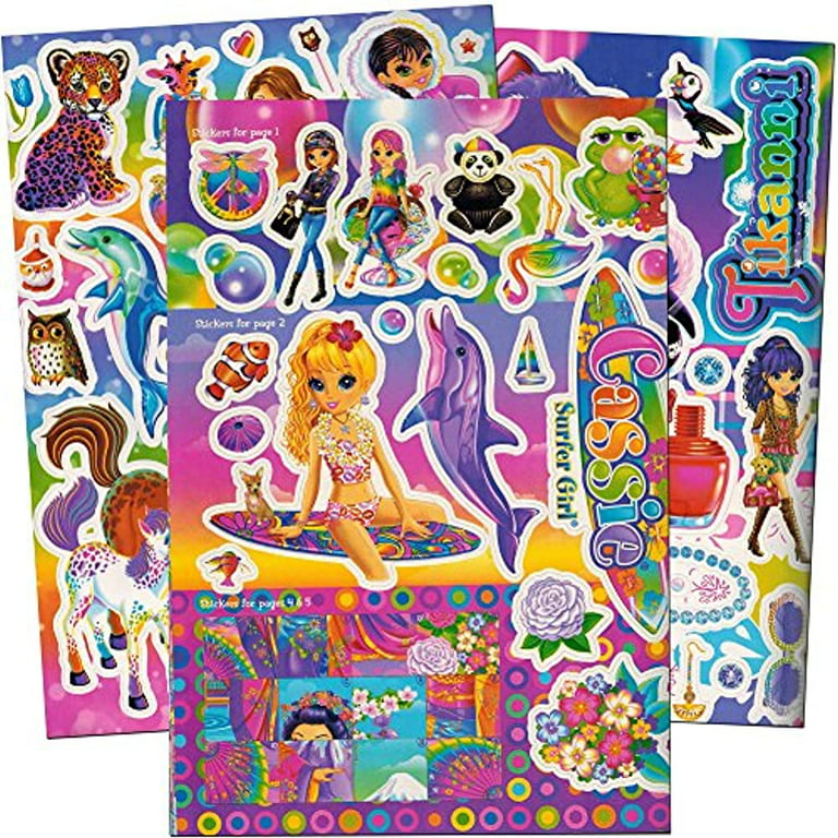 Lisa Frank Coloring & Activity Book with Stickers ~ Over 500