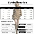 thumbnail image 3 of Women's Fashion Long Sleeve,Women's High-neck Suede Short Dress, Solid Color Long-sleeve Dress For Fall And Winter Black, 3 of 5