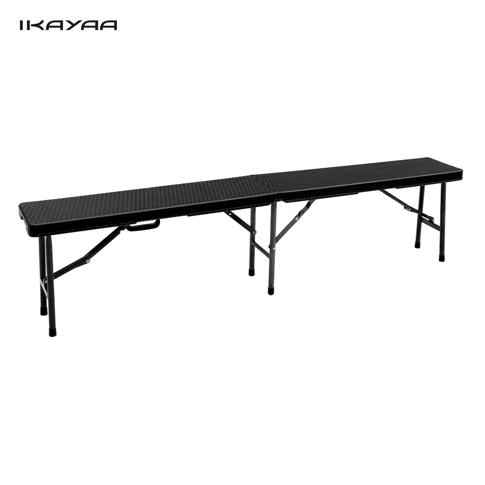 Ikayaa 6ft Long Portable Folding Camping Picnic Bench Heavy Duty