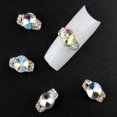 thumbnail image 3 of 10 Piezas Pedrería Brillante de Clavos de Cristal Consejos Decoración Salvador  Nail Art Diamond Tips, 3 of 8