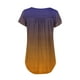 thumbnail image 4 of Mujeres de Verano Tops de Manga Corta Impresa Casual Cuello Redondo Plisado Superior 95% Poliéster 5% Spandex, Blusa de Moda para Todas las Estaciones, 4 of 6
