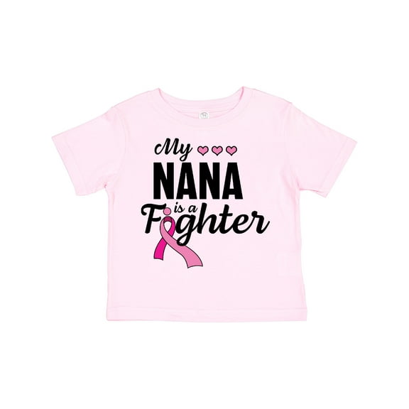 Inktastic Breast Cancer Awareness My Nana is a Fighter Boys or Girls Toddler T-Shirt