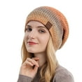 RPVATI Womens Thickened Beanie Winter Warm Hats for Women Cable Knit