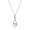 White, variant on 9-10mm Culture Teardrop Pearl Pendant Necklace with 925 Sterling Silver Cubic Zirconia Valentine's Day Jewelry Gifts for Women