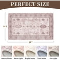 thumbnail image 2 of D Boho Area Rug for Living Room Machine Washable Rug Non Slip Carpet Soft Living Room Rug Room Decor Rugs for Bedroom Kids Playroom, 2 of 7