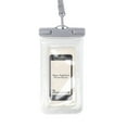 thumbnail image 3 of No Boundaries Water Resistant Cellie Pouch, Silver Glitter, Women’s, 3 of 3